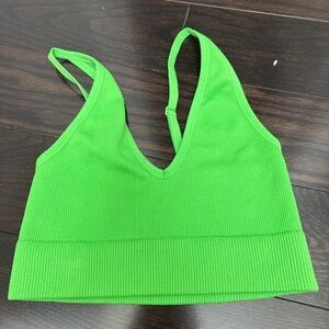 Garage Bright Green Crop Top